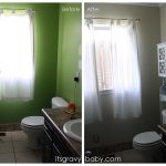 Glidden Bathroom Makeover