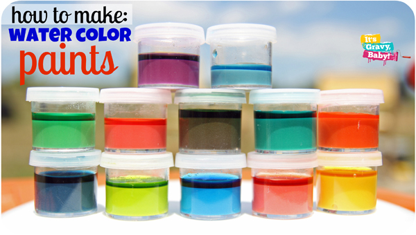 Homemade Water Color Paints