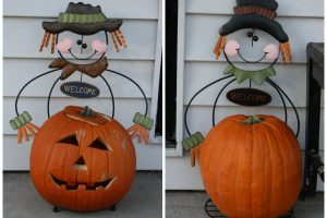 Halloween Pumpkin Scarecrow Holders Kmart