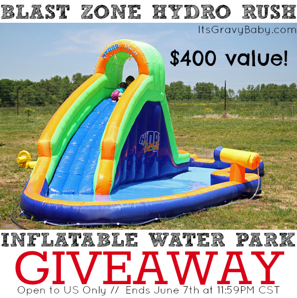 BLAST ZONE HYDRO RUSH INFLATABLE WATER PARK GIVEAWAY